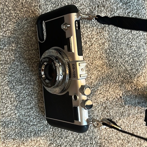 IPhone 10 Case, Umiko(TM) 3D Cool Camera Design Case with Long Strap Rope - Picture 4 of 5